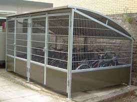 Cycle Shelter cage system | SAS Shelters