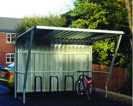Cantilever Cycle Shelter | SAS Shelters