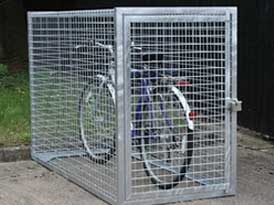 Mesh Cycle Locker | SAS Shelters