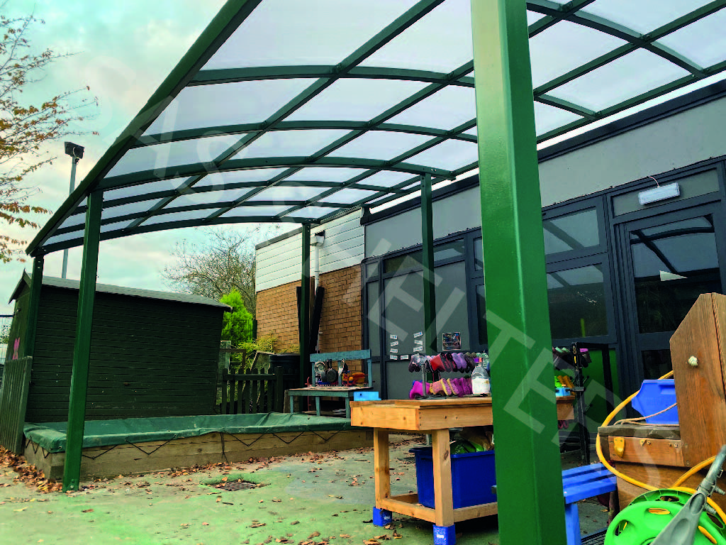 Curved Roof Canopy | SAS Shelters